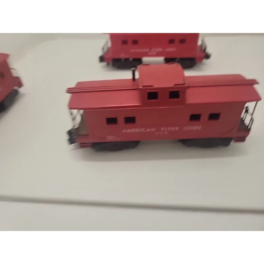 Lot 3 American Flyer 806 904 938 Red Caboose S Gauge Train Cars
